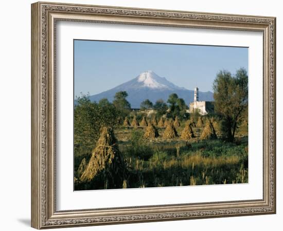 The Volcano of Popocatepetl, Puebla State, Mexico, North America-Robert Cundy-Framed Photographic Print