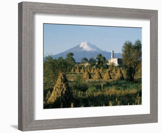 The Volcano of Popocatepetl, Puebla State, Mexico, North America-Robert Cundy-Framed Photographic Print