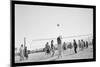 The Volley Ball Game-Ansel Adams-Mounted Art Print