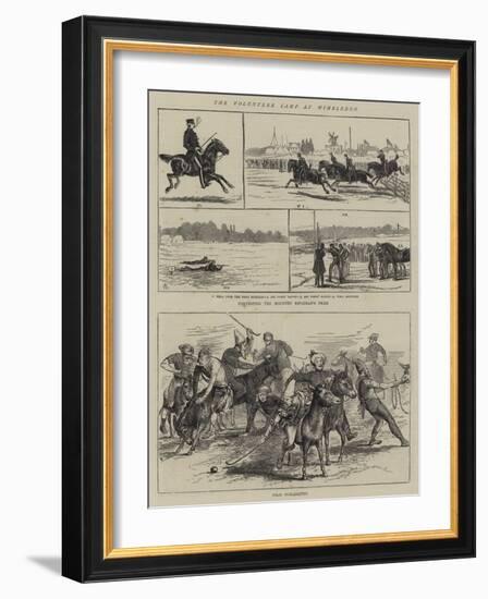 The Volunteer Camp at Wimbledon-Alfred Chantrey Corbould-Framed Giclee Print