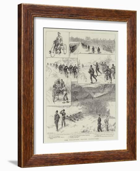 The Volunteer Easter Manoeuvres-Charles Joseph Staniland-Framed Giclee Print