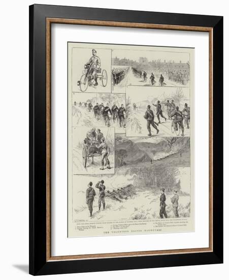 The Volunteer Easter Manoeuvres-Charles Joseph Staniland-Framed Giclee Print