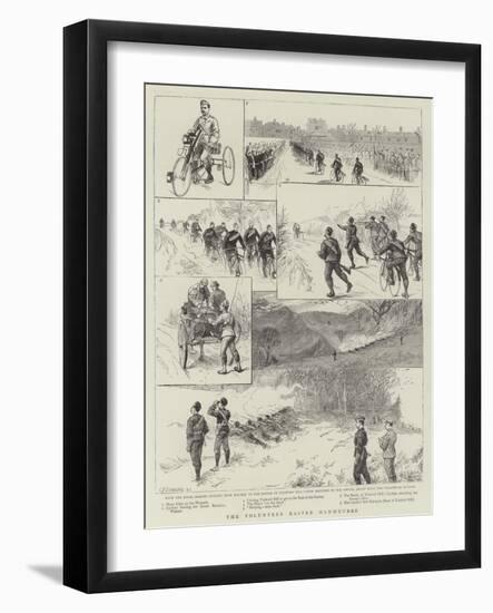 The Volunteer Easter Manoeuvres-Charles Joseph Staniland-Framed Giclee Print