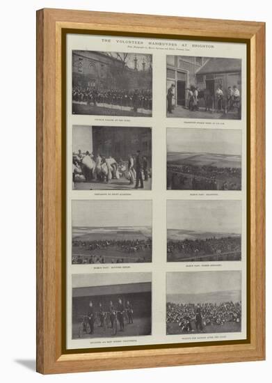 The Volunteer Manoeuvres at Brighton-null-Framed Premier Image Canvas