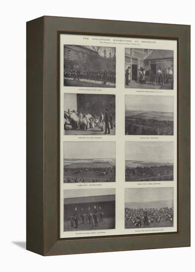 The Volunteer Manoeuvres at Brighton-null-Framed Premier Image Canvas