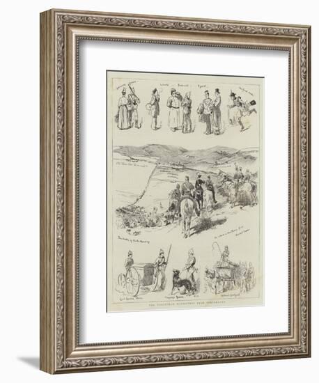 The Volunteer Manoeuvres Near Portsmouth-null-Framed Giclee Print