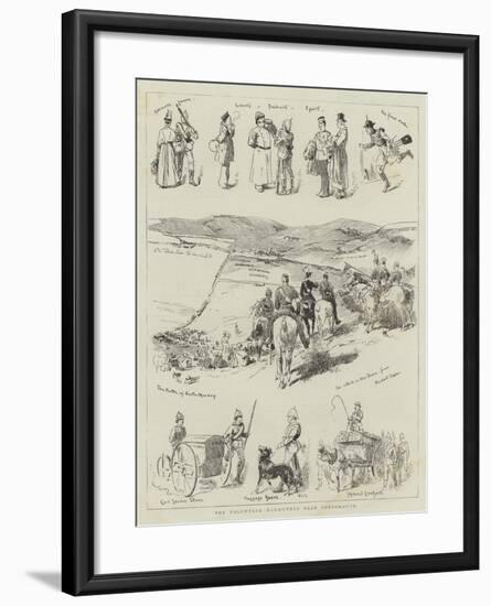 The Volunteer Manoeuvres Near Portsmouth-null-Framed Giclee Print