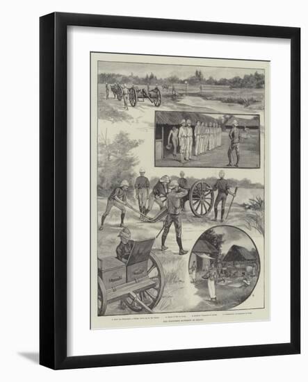 The Volunteer Movement in Ceylon-null-Framed Giclee Print