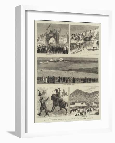 The Volunteer Review at Dunstable on Easter Monday-null-Framed Giclee Print