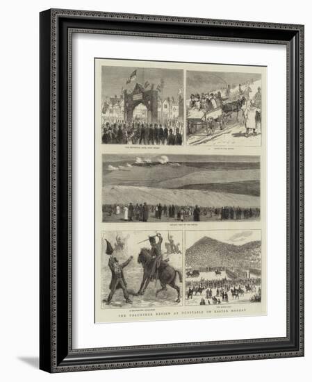 The Volunteer Review at Dunstable on Easter Monday-null-Framed Giclee Print