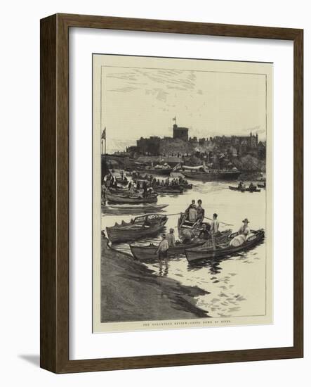 The Volunteer Review, Going Down by River-William Lionel Wyllie-Framed Giclee Print