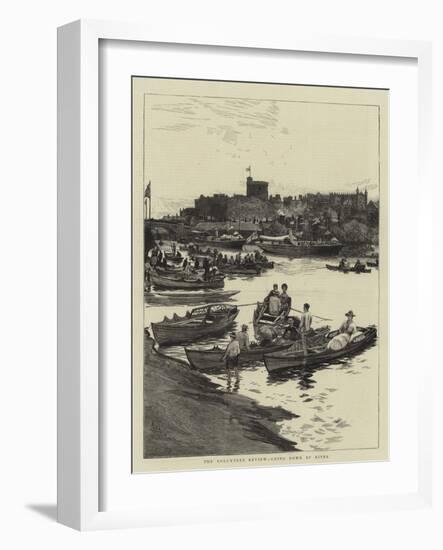 The Volunteer Review, Going Down by River-William Lionel Wyllie-Framed Giclee Print