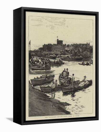 The Volunteer Review, Going Down by River-William Lionel Wyllie-Framed Premier Image Canvas