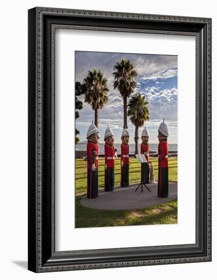 The Volunteer Rifle Band Statues in Steampacket Gardens, Geelong, Victoria, Australia.-Cahir Davitt-Framed Photographic Print