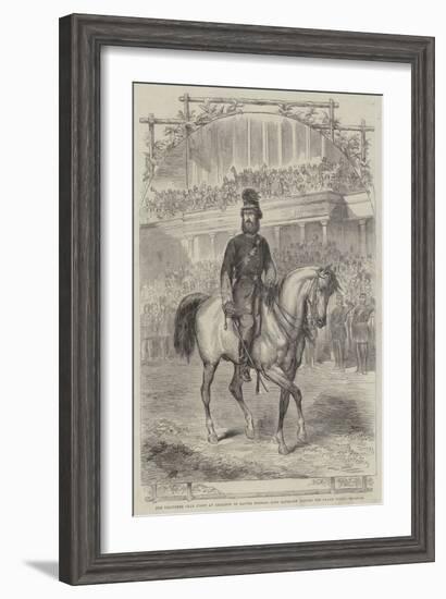 The Volunteer Sham Fight at Brighton on Easter Monday, Lord Ranelagh Passing the Grand Stand-null-Framed Giclee Print