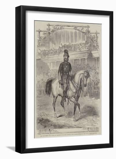 The Volunteer Sham Fight at Brighton on Easter Monday, Lord Ranelagh Passing the Grand Stand-null-Framed Giclee Print