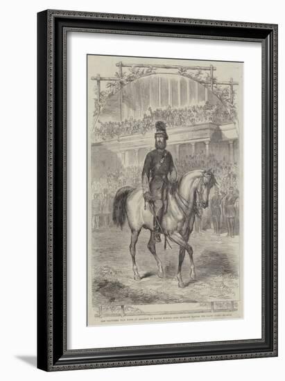 The Volunteer Sham Fight at Brighton on Easter Monday, Lord Ranelagh Passing the Grand Stand-null-Framed Giclee Print