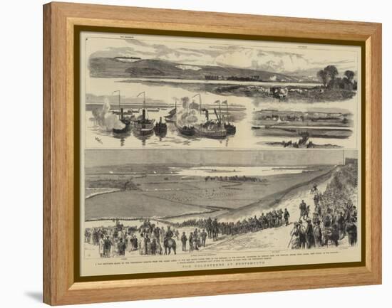 The Volunteers at Portsmouth-William Lionel Wyllie-Framed Premier Image Canvas