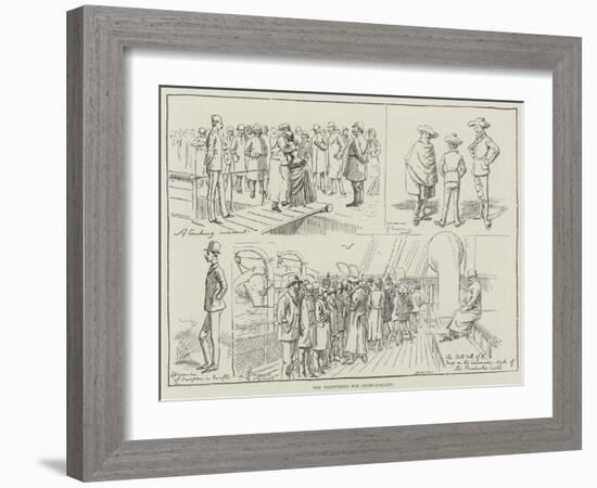 The Volunteers for Bechuanaland-Alfred Courbould-Framed Giclee Print