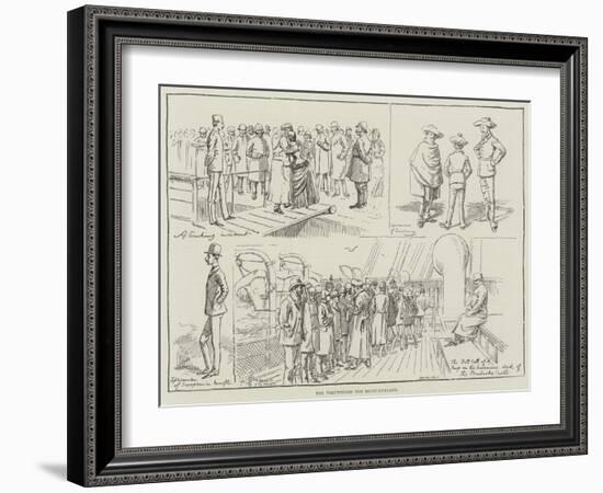 The Volunteers for Bechuanaland-Alfred Courbould-Framed Giclee Print