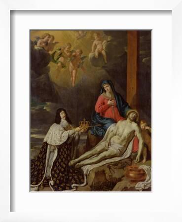 Philippe de Champaigne The Vow of Louis XIII (1601-43) King of France and  Navarre, 1638 Painting Reproduction