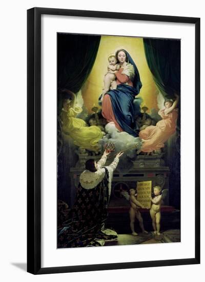 The Vow of Louis XIII-Jean-Auguste-Dominique Ingres-Framed Giclee Print