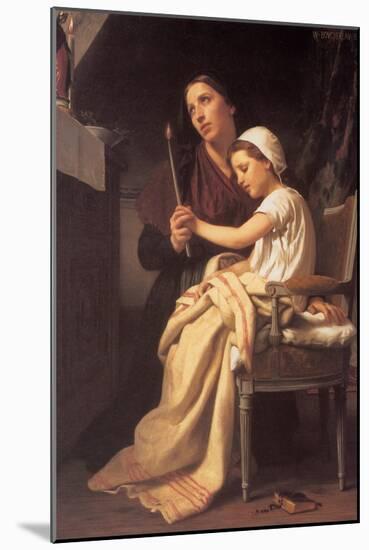 The Vow-William Adolphe Bouguereau-Mounted Art Print