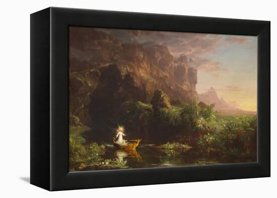 The Voyage of Life: Childhood, 1842 (Oil on Canvas)-Thomas Cole-Framed Premier Image Canvas