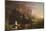 The Voyage of Life: Childhood, 1842 (Oil on Canvas)-Thomas Cole-Mounted Giclee Print