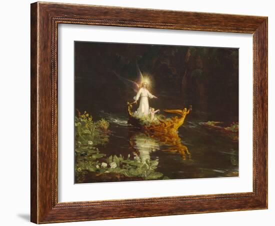 The Voyage of Life: Childhood (Detail) 1842 (Oil on Canvas)-Thomas Cole-Framed Giclee Print