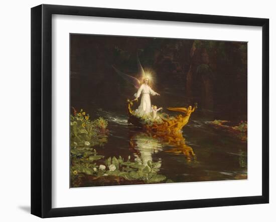 The Voyage of Life: Childhood (Detail) 1842 (Oil on Canvas)-Thomas Cole-Framed Giclee Print