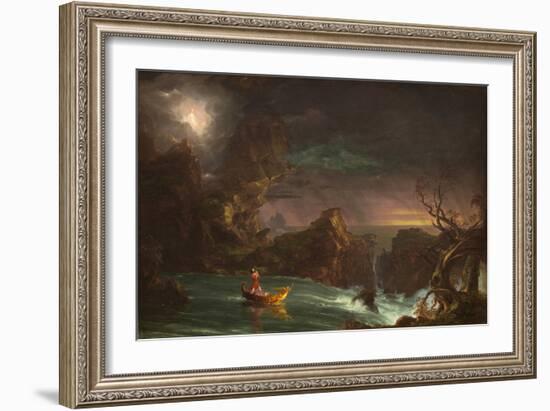 The Voyage of Life: Manhood, 1842 (Oil on Canvas)-Thomas Cole-Framed Giclee Print