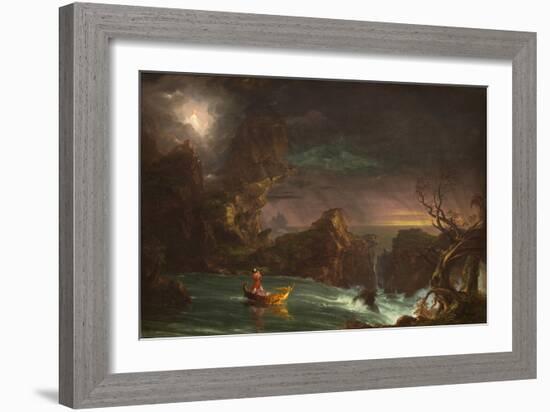 The Voyage of Life: Manhood, 1842 (Oil on Canvas)-Thomas Cole-Framed Giclee Print