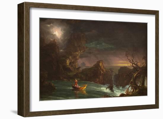 The Voyage of Life: Manhood, 1842 (Oil on Canvas)-Thomas Cole-Framed Giclee Print