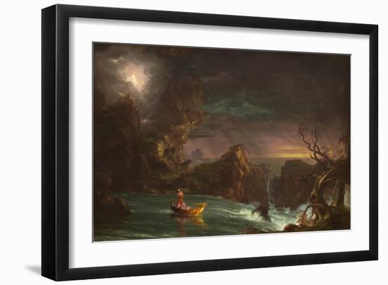 The Voyage of Life: Manhood, 1842 (Oil on Canvas)-Thomas Cole-Framed Giclee Print