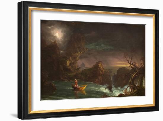 The Voyage of Life: Manhood, 1842 (Oil on Canvas)-Thomas Cole-Framed Giclee Print