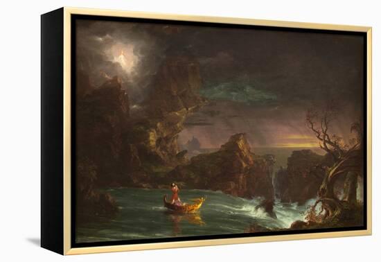 The Voyage of Life: Manhood, 1842 (Oil on Canvas)-Thomas Cole-Framed Premier Image Canvas