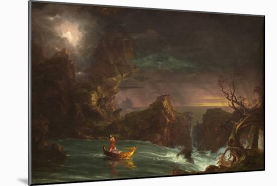 The Voyage of Life: Manhood, by Thomas Cole,-Thomas Cole-Mounted Art Print