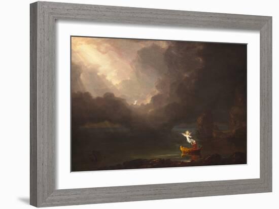 The Voyage of Life: Old Age, by Thomas Cole,-Thomas Cole-Framed Art Print