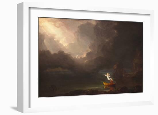 The Voyage of Life: Old Age, by Thomas Cole,-Thomas Cole-Framed Art Print