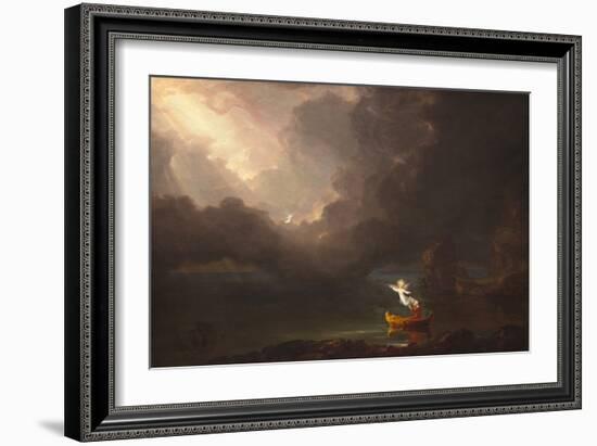 The Voyage of Life: Old Age, by Thomas Cole,-Thomas Cole-Framed Art Print