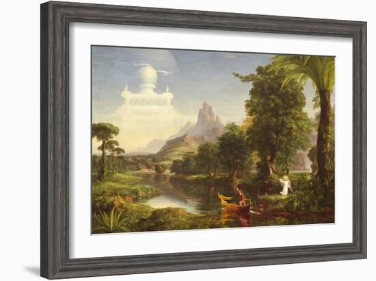 The Voyage of Life: Youth, 1842-Thomas Cole-Framed Giclee Print