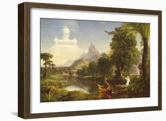 The Voyage of Life: Youth, 1842-Thomas Cole-Framed Giclee Print