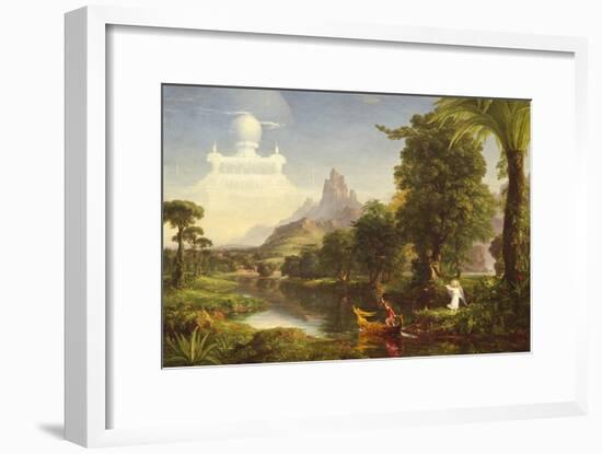 The Voyage of Life: Youth, 1842-Thomas Cole-Framed Giclee Print