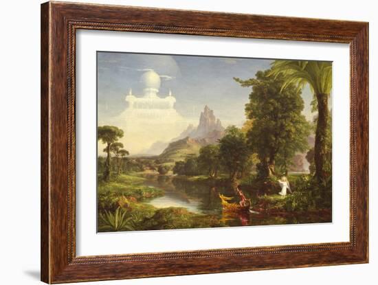 The Voyage of Life: Youth, 1842-Thomas Cole-Framed Giclee Print