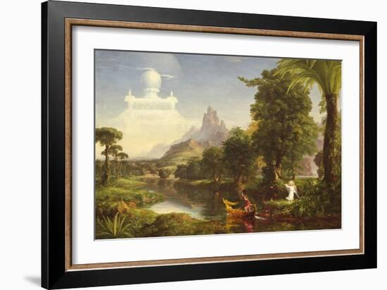 The Voyage of Life: Youth, 1842-Thomas Cole-Framed Giclee Print