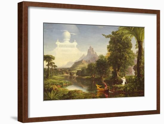 The Voyage of Life: Youth, 1842-Thomas Cole-Framed Giclee Print