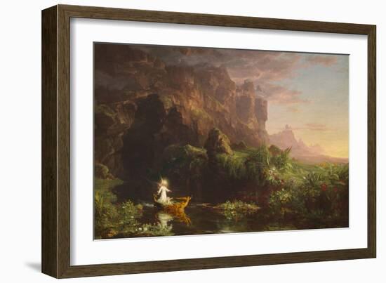 The Voyage of Life: Youth, 1842-Thomas Cole-Framed Art Print