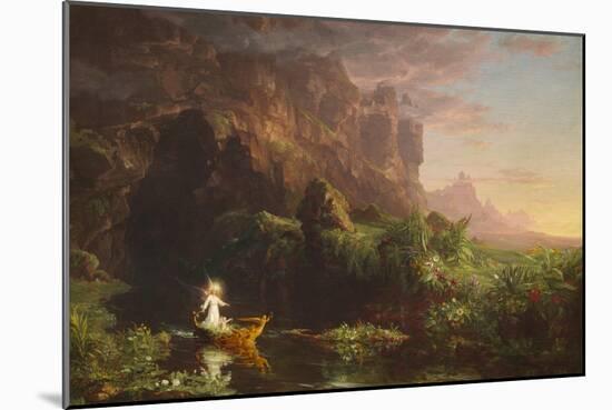 The Voyage of Life: Youth, 1842-Thomas Cole-Mounted Art Print