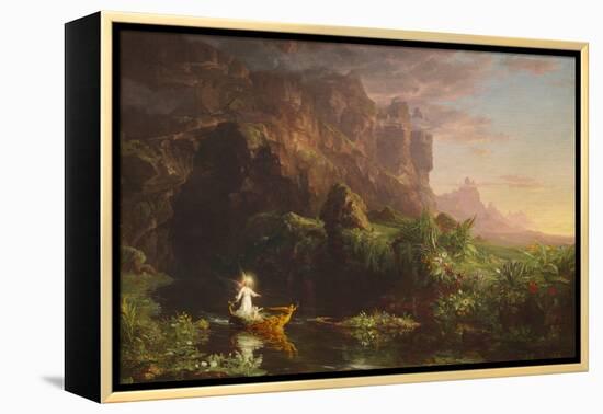 The Voyage of Life: Youth, 1842-Thomas Cole-Framed Stretched Canvas